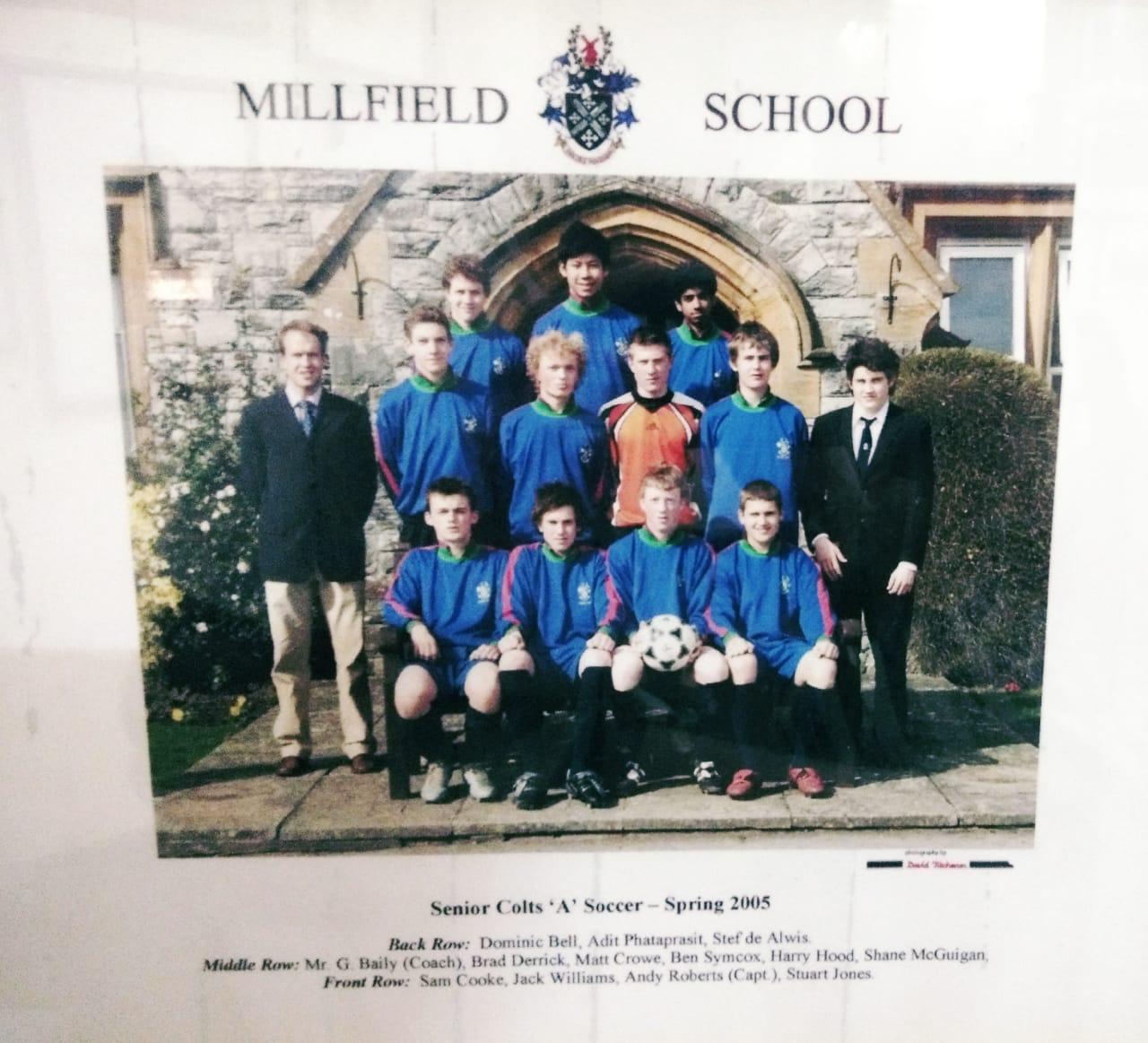 Millfield Soccer Team 2005